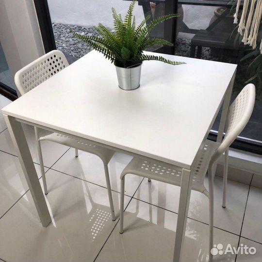 Стол IKEA melltorp + стул adde