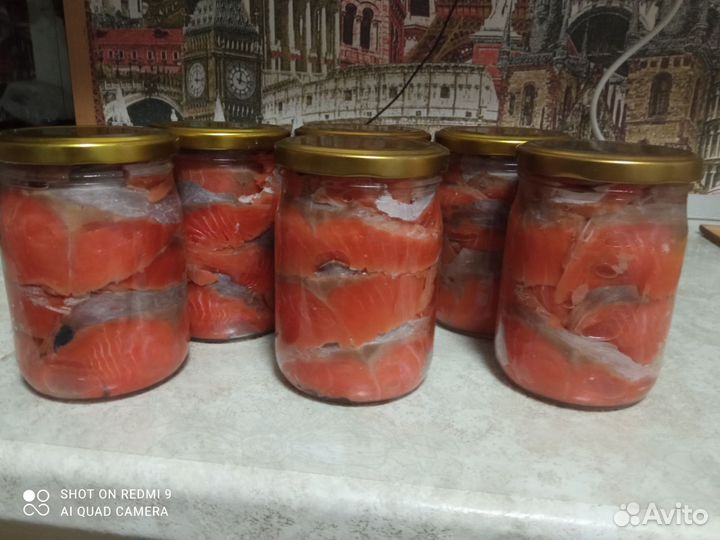 Рыба красная малосольная