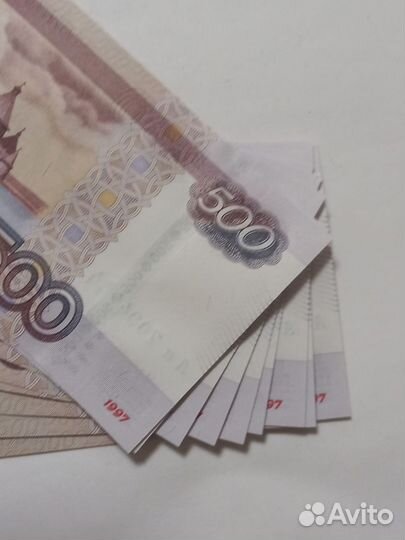 500 Рублей1997, Модификация 2010гв. Серия-Аа.Пресс