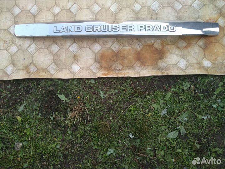 Накладка на дверь багаж Toyota Land cruiser Prado