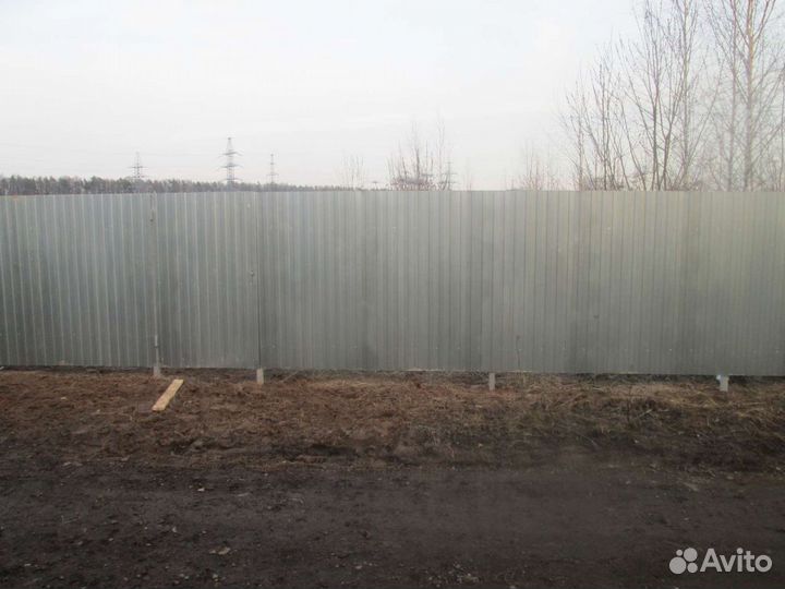 Заборы из профнастила под ключ