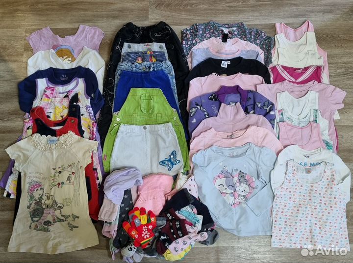 Вещи пакетом одежда для девочки 98-104р