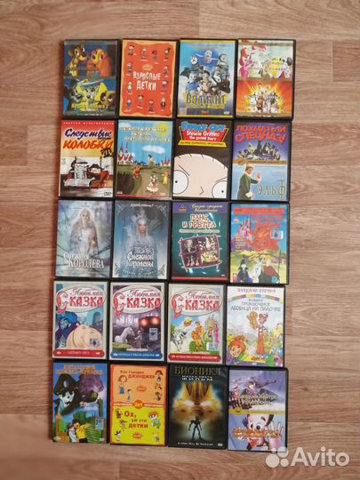 Dvd диски мультфильмы