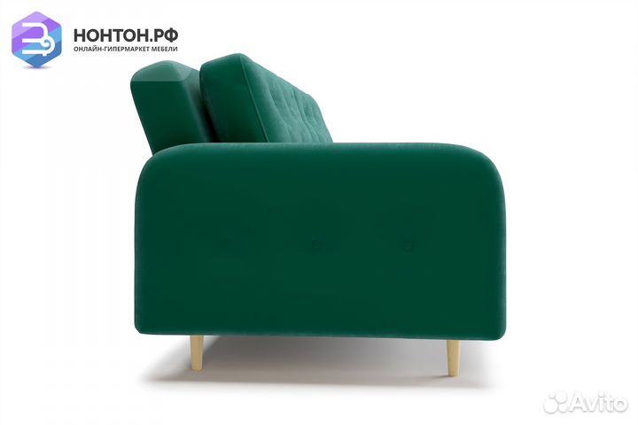 Диван книжка Париж изумрудный