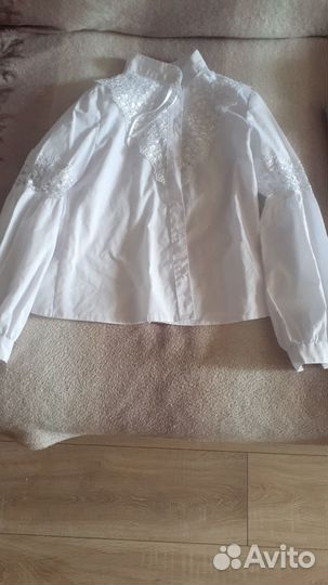 Блузка белая для девочки