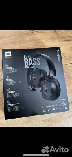 Беспроводные наушники jbl tune 520bt