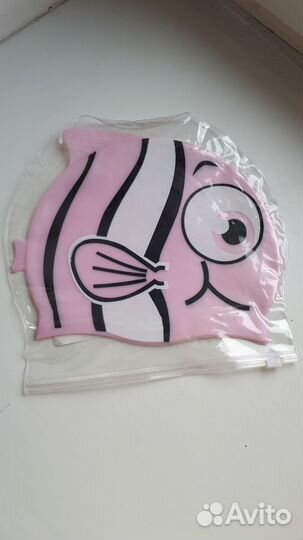 Шапочка для бассейна детская 48-52 см новая