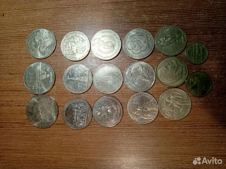 Юбилейные рубли СССР обмен