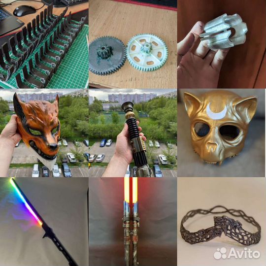 3D печать пластиком и фотополимером FDM/LCD/DLP