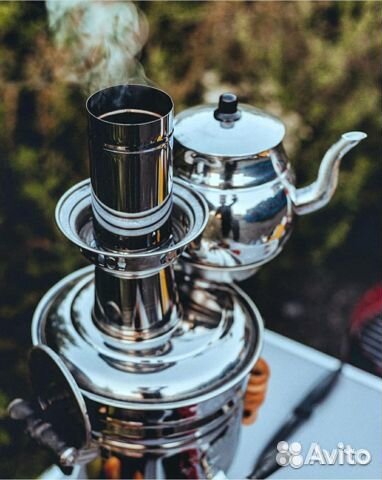 Самовар на дровах турецкий