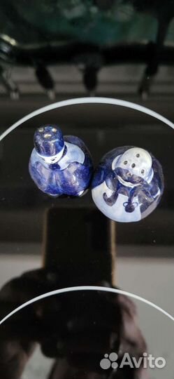 Набор фарфоровый солонки и перечницы.Ручная работа