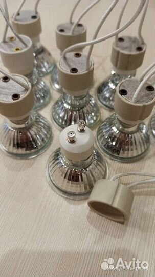 Лампочки Gu 10, 35 Bт, галогеновые, 10 шт