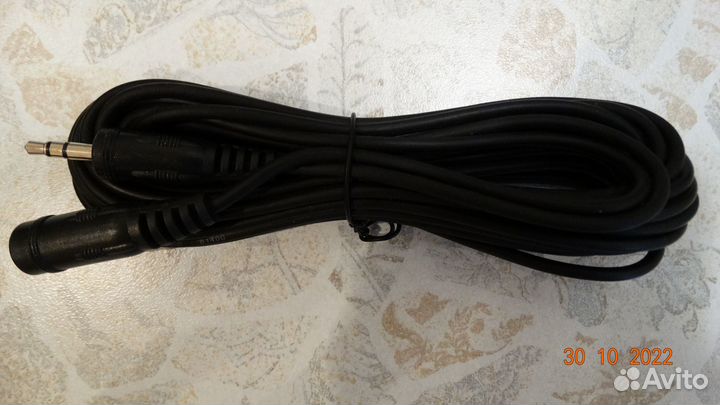 Кабель-удлинитель аудио hama, Jack 3.5 (5 метров)