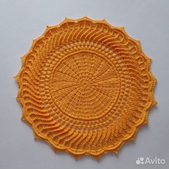 Салфетка крючком