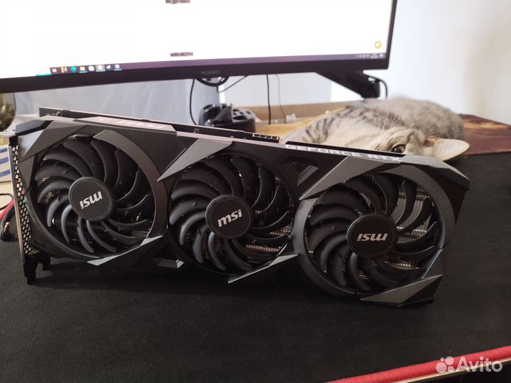 Видеокарта MSI GeForce RTX 3060 ventus 3X OC (LHR)