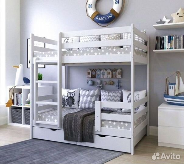 Двухярусная кровать новая