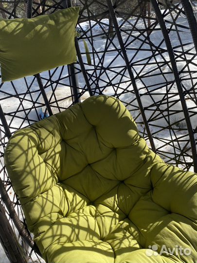 Подвесное кресло кокон со стойкой