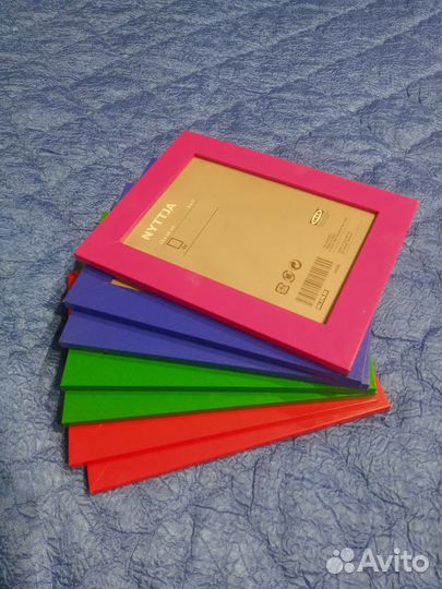 Фоторамки IKEA Nyttja разноцветные