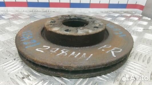 Диск тормозной передний hyundai tucson JM (YEA21K6