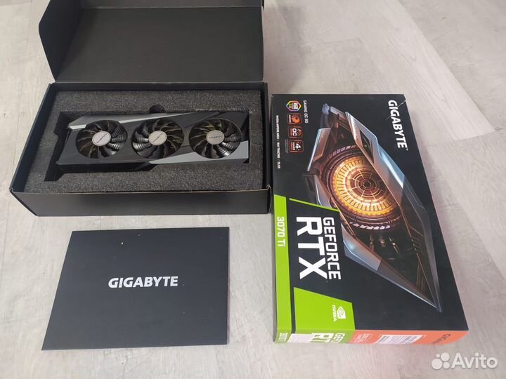 Видеокарта RTX 3070ti gigabyte