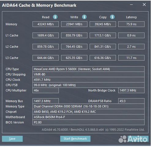 Оперативная память DDR-4 3000Mhz T-Force