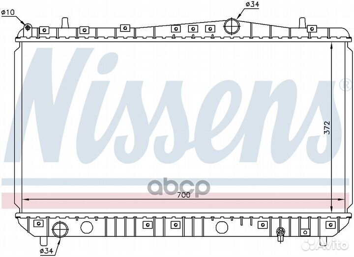 Радиатор системы охлаждения chevrolet: lacetti