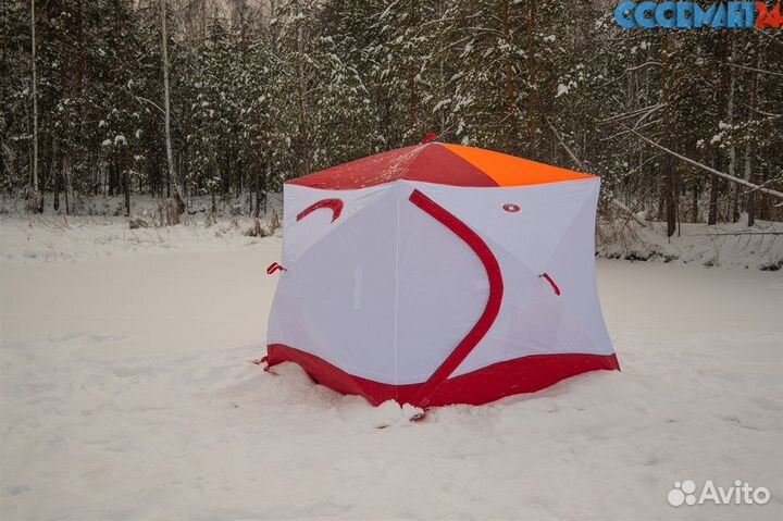 Палатка зимняя куб 4 Медведь