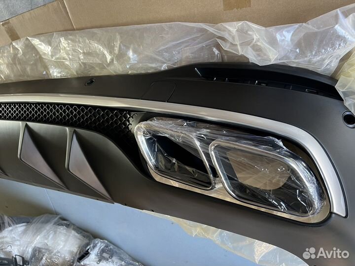 Диффузор w167 GLE 63 AMG хром