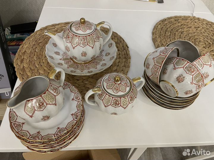 Сервиз чайный фарфор СССР