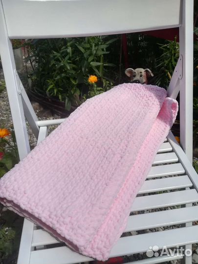 Плед детский плюшевый