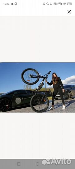 Электровелосипед полуфэтбайк Richiesto