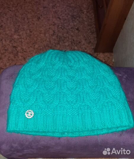 Шапка зимняя женская вязанная