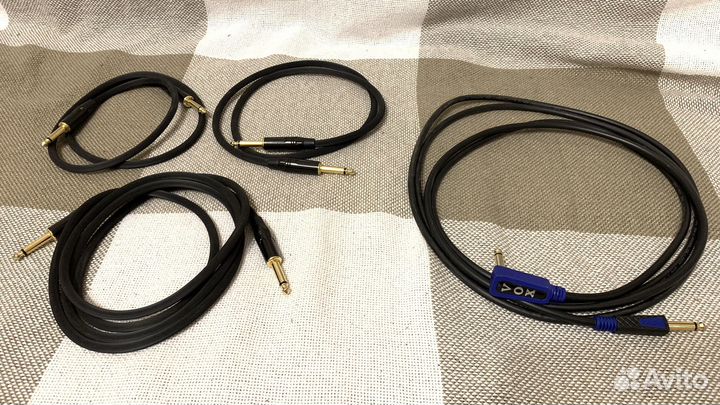 Кабели гитарные, микрофонные