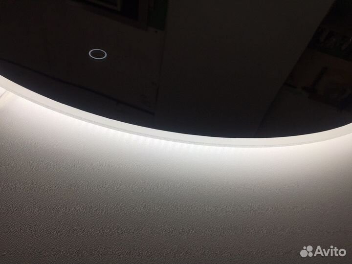 Зеркало 80см. круглое парящее с подсветкой