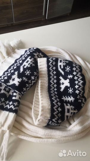 Комплект шапка и шарф