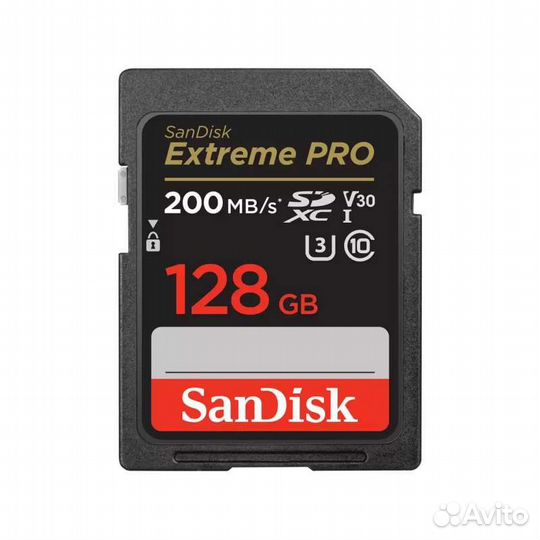 128Gb SanDisk Extreme Pro sdxc UHS-I U3 V30 200/90