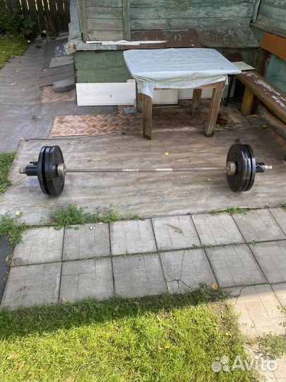 Штанга гриф блины