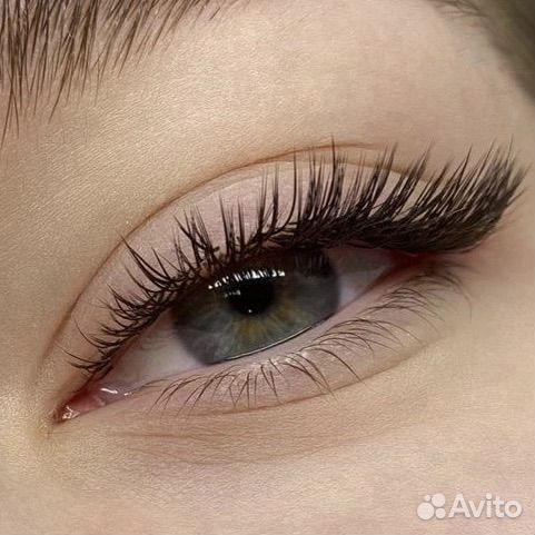 Наращивание ресниц, оформление/окрашивание бровей