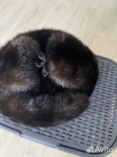 Норковая шапка мужская