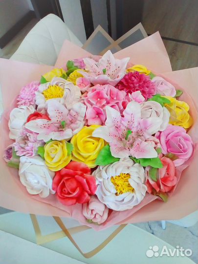 Зефирный букет, цветы, подарочные наборы