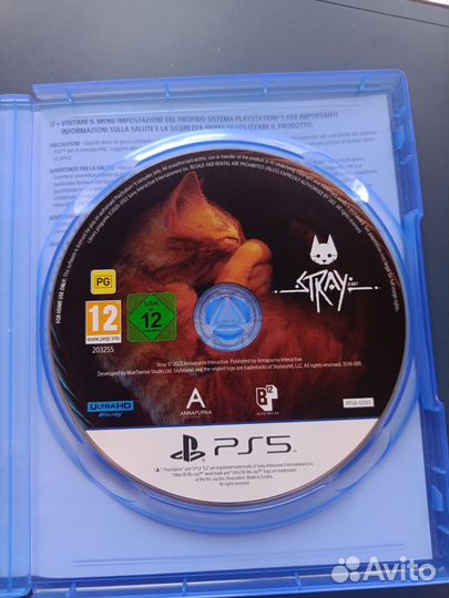 Stray PS5 диск с игрой