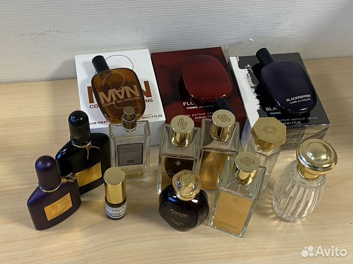 Пустые флаконы от парфюмерии Tom Ford Dior и др