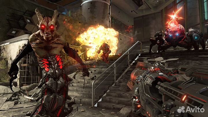 Doom Eternal xbox ONE рус. б\у