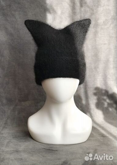 Шапка с ушками/котошапка размер 55-57