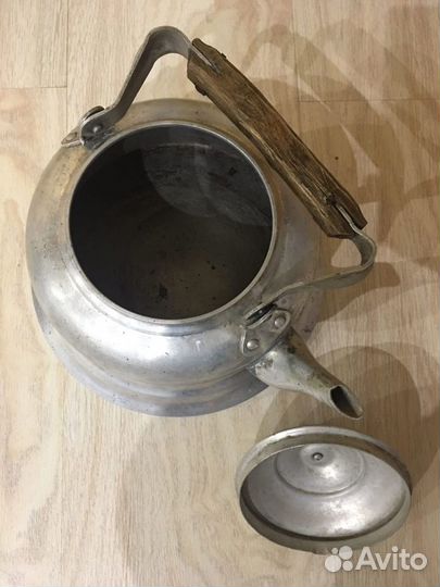 Чайники алюминиевый и хромированный СССР