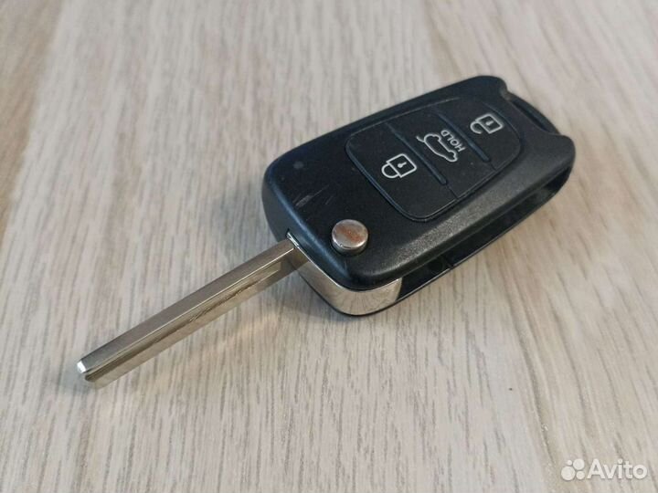Оригинальный ключ Киа (корпус) без чипа