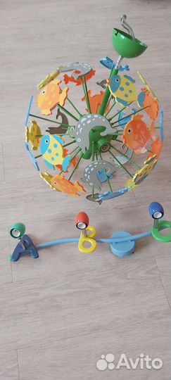 Люстра и светильник в детскую комнату