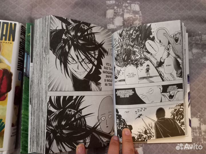 Манга One Punch Man том 1 и 2