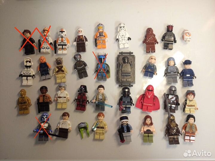 Lego Star wars минифигурки (Звёздные войны)