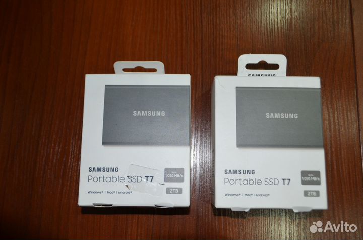 Внешний SSD Samsung Portable T7 2Tb